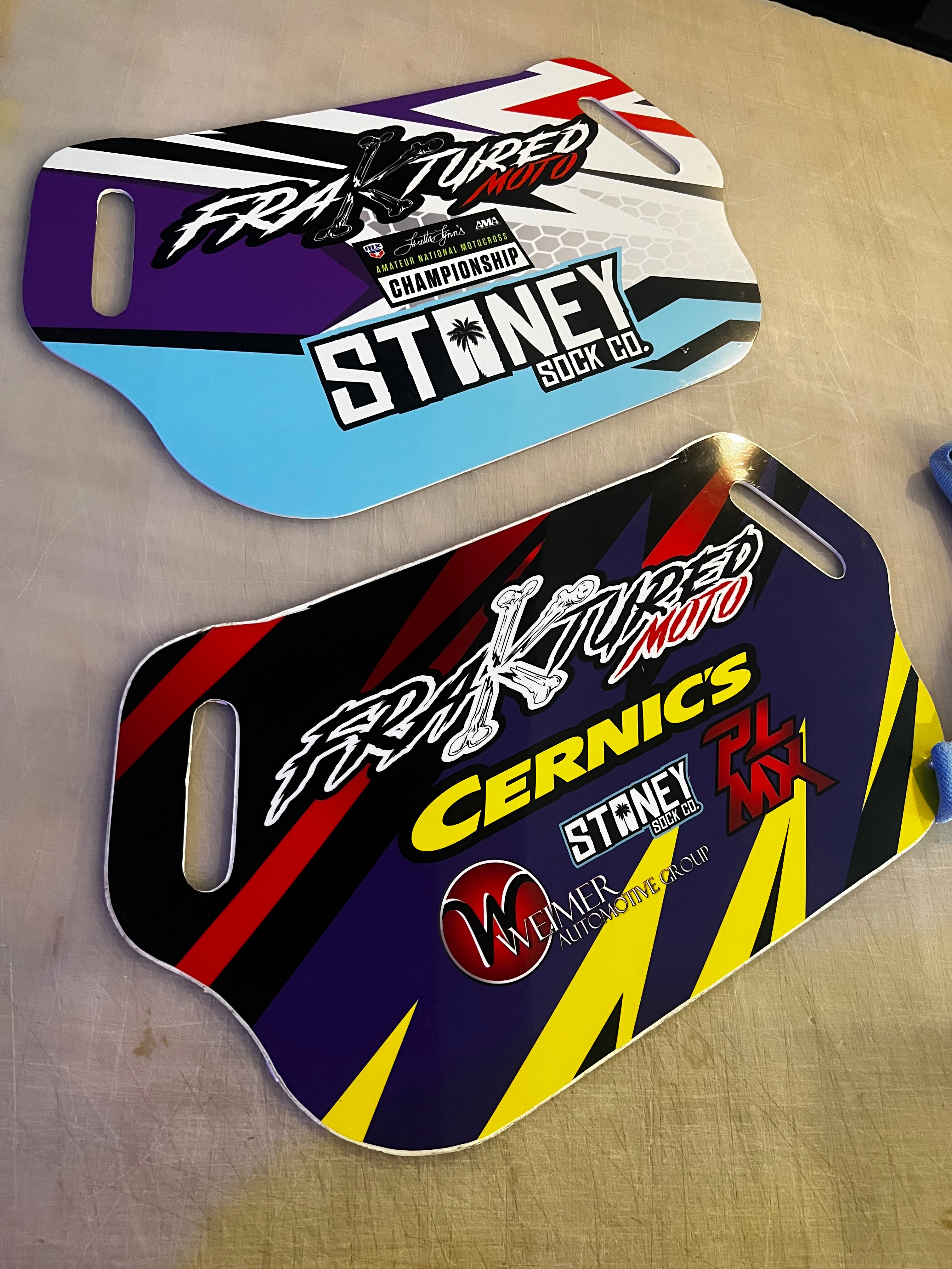 Pit Board Color Rd Custom Pit Board – FrakturedMoto